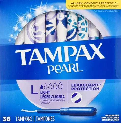 Tampax Pearl Plastic Tampons, Light Absorbency, Unscented, 36 Count (Pack of 2) (72 Total Count) Procter & Gamble Au supplements