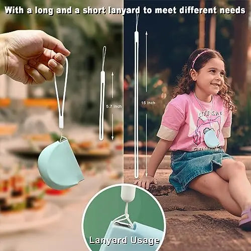 2 Pack Silicone Retainer Case with Lanyard Soft Slim Cute Aligner Case Holder Dental Thin onbuwws Au supplements