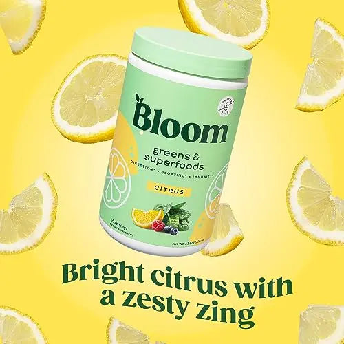 Bloom Nutrition Super Greens Powder Smoothie & Juice Mix - Probiotics Bloom Nutrition Au supplements