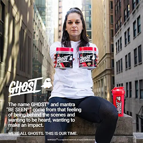 GHOST Pump Nitric Oxide Powder, Peach - 40 Servings - Sugar-Free & Stim-Free Pre GHOST Au supplements