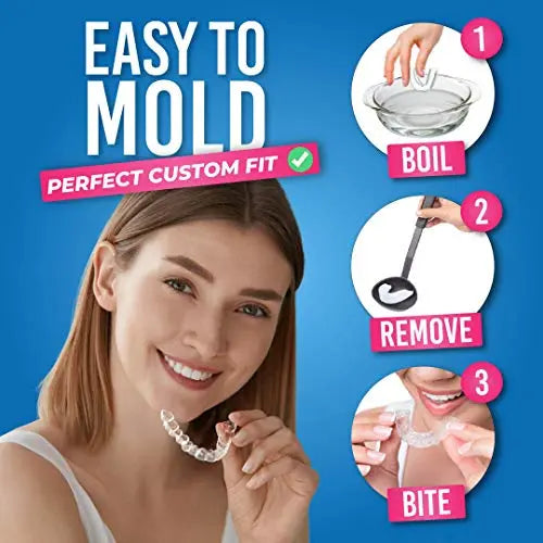 HONEYBULL Mouth Guard for Grinding Teeth [6 Pack] 1 Size for Heavy Grinding | Comfortable HoneyBull Au supplements