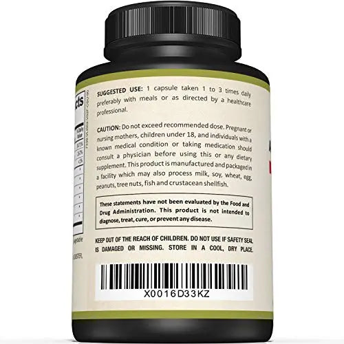 Sunergetic Premium Apple Cider Vinegar Capsules – Includes Apple Pectin, Spirulina Sunergetic Au supplements