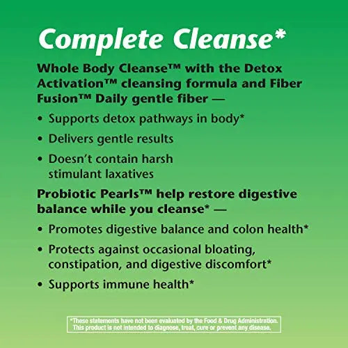 Nature's Way Whole Body Cleanse Complete, 10 Day Detox Cleansing System Kit with Probiotics Enzymatic Therapy Au supplements