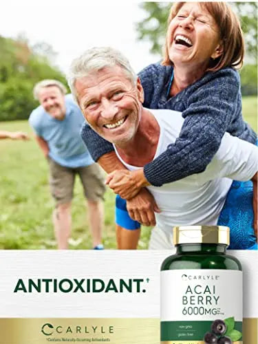 Carlyle Acai Berry Capsules 6000mg | 250 Count | Non-GMO & Gluten Free Acai Berry Carlyle Au supplements
