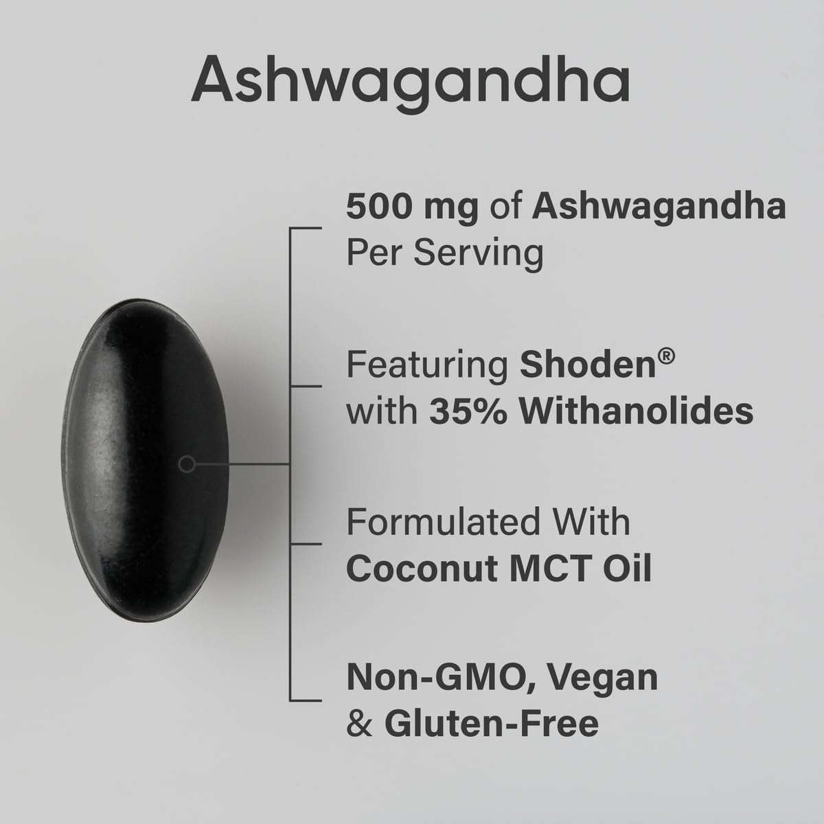 Sports Research® Ashwagandha Softgels with Coconut MCT Oil - Natural Adaptogen Made with Shoden® Ashwa for Relaxation, Calm & Sleep Support - Gluten Free & Vegan Friendly - 60 Count Sports Research Au supplements