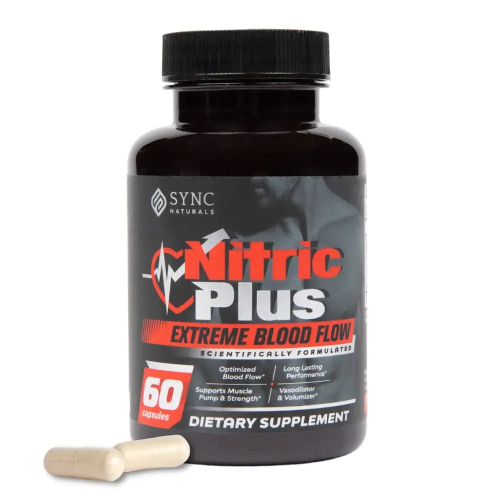 SYNC Naturals Nitric Plus- 800mg L Arginine- 400mg L Citrulline- Extra Strength Nitric SYNC Naturals Au supplements