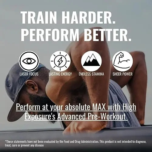 High Exposure Pre Workout Energy Mix | Pre Workout Powder for Men and Women High Exposure Au supplements
