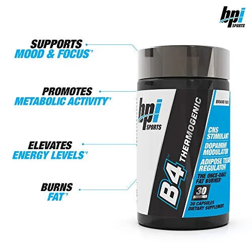 BPI Sports B4 – Extra-Strength Fat Burner – Keto-Friendly – Appetite Suppressant – Caffeine BPI Sports Au supplements