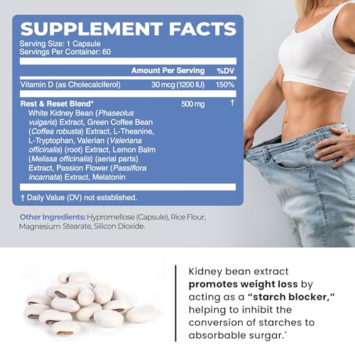 Night Time Fat Burner to Shred Fat While You Sleep | Hunger Suppressant, Carb Blocker Nobi Nutrition Au supplements