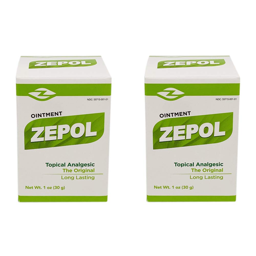 Zepol Original. Topical Ointment for Muscles, Joints, Backache, Sprains, and Strains. 1 oz. Pack of 2 Zepol Au supplements