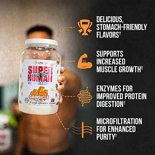 ALPHA LION Superhuman Whey Protein Powder, Great Tasting Pure Whey Protein Isolate ALPHA LION Au supplements
