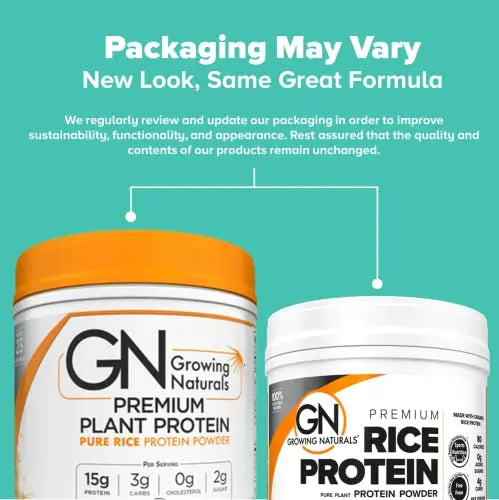 Growing Naturals | Vanilla Rice Powder 15g Plant Protein | 2.8G BCAA, Low-Carb Growing Naturals Au supplements