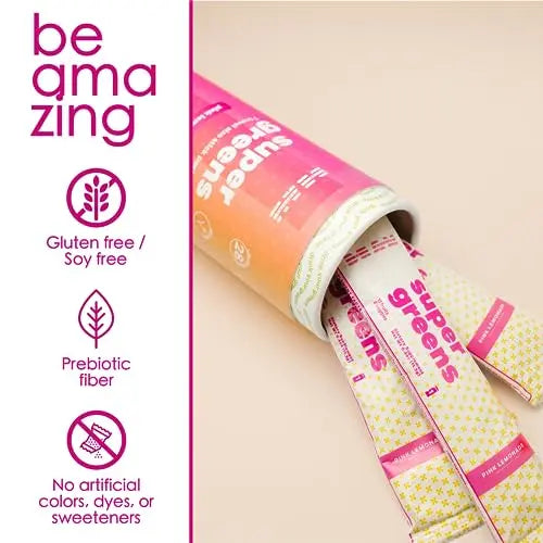 BEAM be Amazing Super Greens Powder with Prebiotics, Digestive Enzymes & Antioxidants BEAM Au supplements