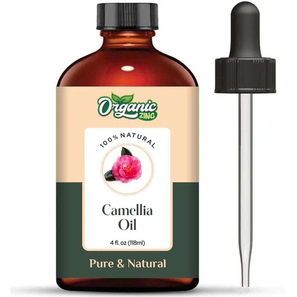 Organic Zing Camellia (Camellia Japonica) Oil | Pure & Natural Carrier Oil for Skincare, Hair Care & Massage ORGANIC ZING Au supplements