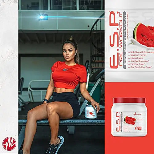 Metabolic Nutrition | ESP - Stimulating Pre Workout, Pre Intra Workout Supplement | Energy Metabolic Nutrition Au supplements