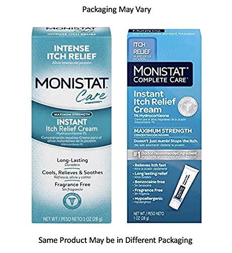 Monistat Instant Itch Relief Cream for Women, Maximum Strength Feminine Itch Care, 1 oz Monistat Au supplements