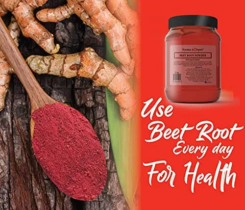 Beet Root Powder 2 lb. by Aroma Depot Raw & Non-GMO I Vegan & Gluten Free I Nitric Oxide Aroma Depot Au supplements