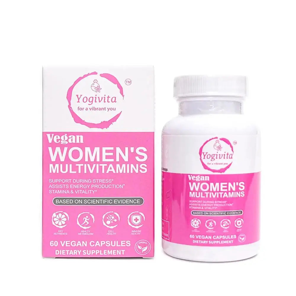 Yogivita Women’s Multivitamin – Wellness, Energy & Immune Support – Vegan, Gluten-Free, 60 Capsules Yogivita Au supplements