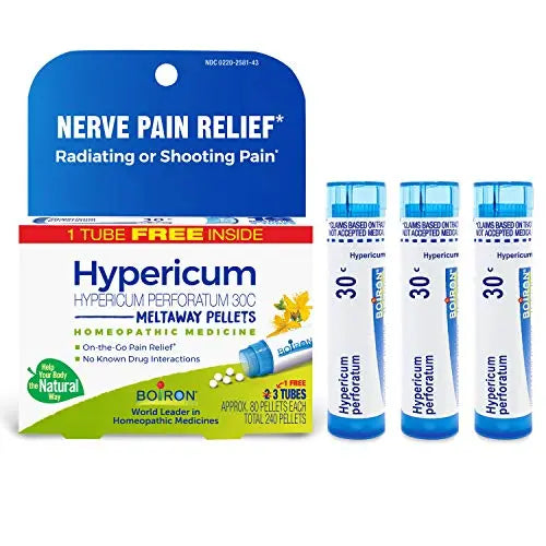 Boiron Hypericum Perforatum 30C Homeopathic Medicine for Relief from Nerve Pain, Toothaches Boiron Au supplements
