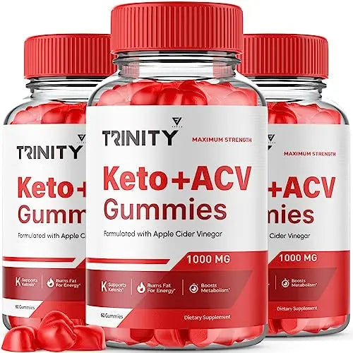 (3 Pack) Trinity Keto, Trinity Keto ACV Gummies - Trinity Keto ACV Gummies Advanced Apple Fyvus Au supplements