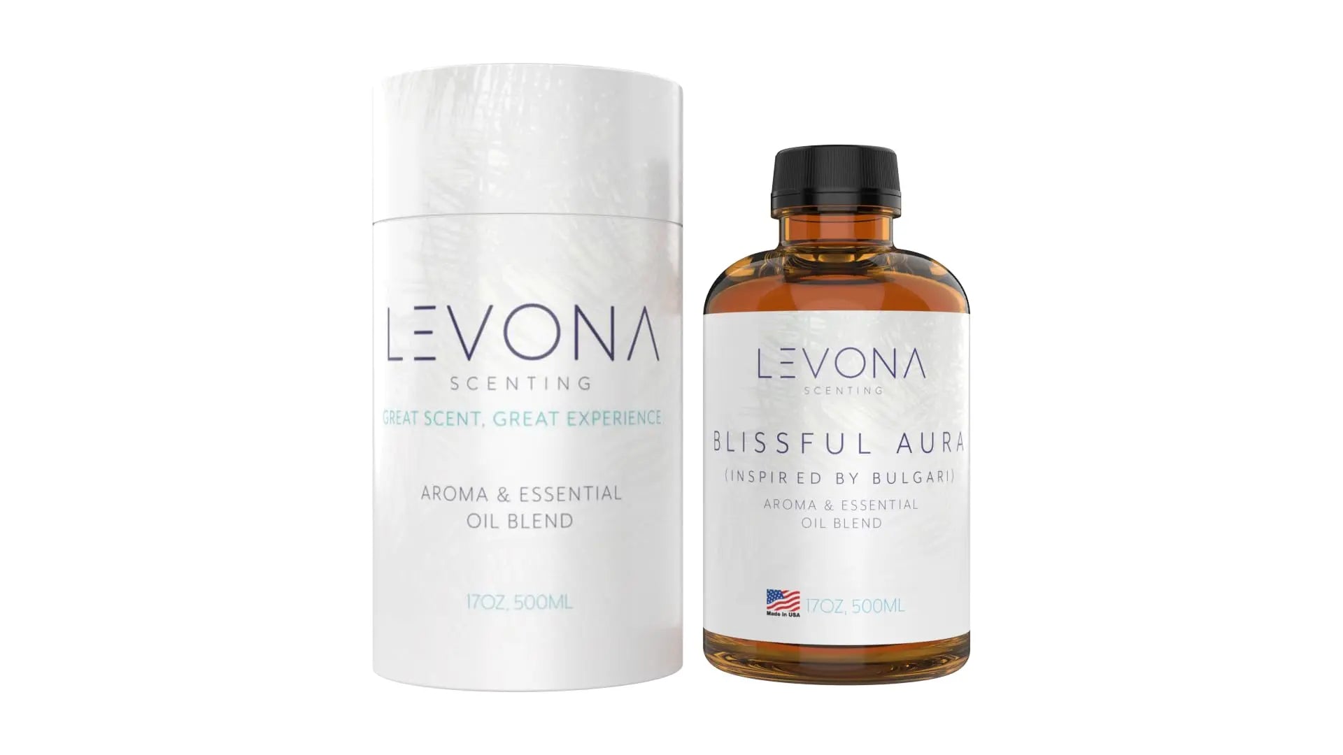 Levona Scent Essential Oils for Diffuser: Blissful Aura Inspired by Bulgari with Notes of Amber LEVONA SCENT Au supplements