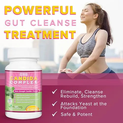 Cyrixs Health Candida Complex | Boost Your Immune System | All Natural Gut Cleanse with Herbs, Antifungals Cyrixs Health Au supplements