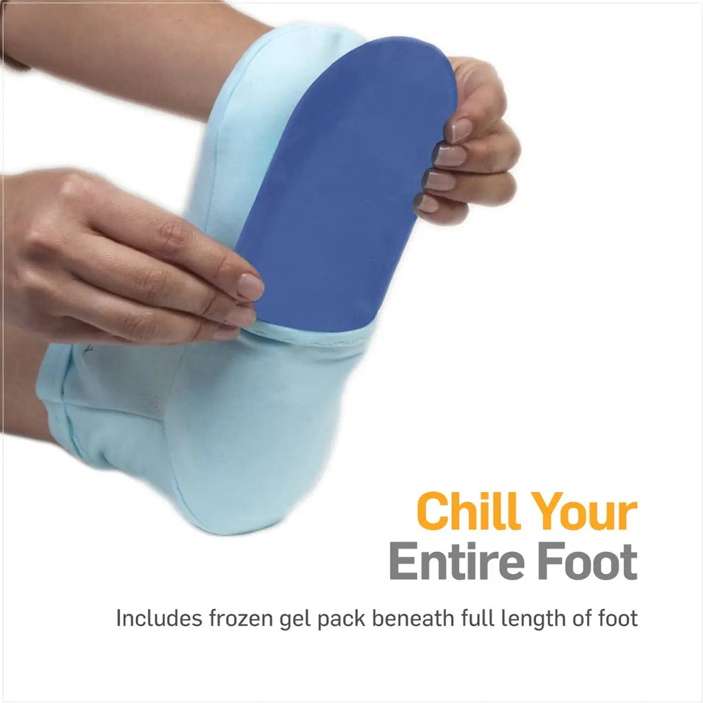 NatraCure Cold Therapy Socks - Reusable Gel Ice Frozen Slippers for Feet NatraCure Au supplements