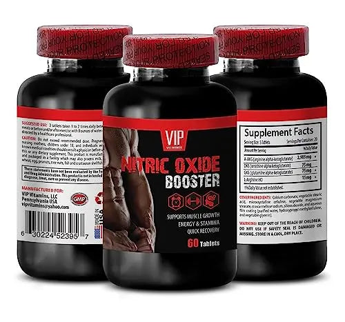 muscle pills - NITRIC OXIDE PRE WORKOUT 2400MG - nitric oxide supplements for men VIP VITAMINS Au supplements