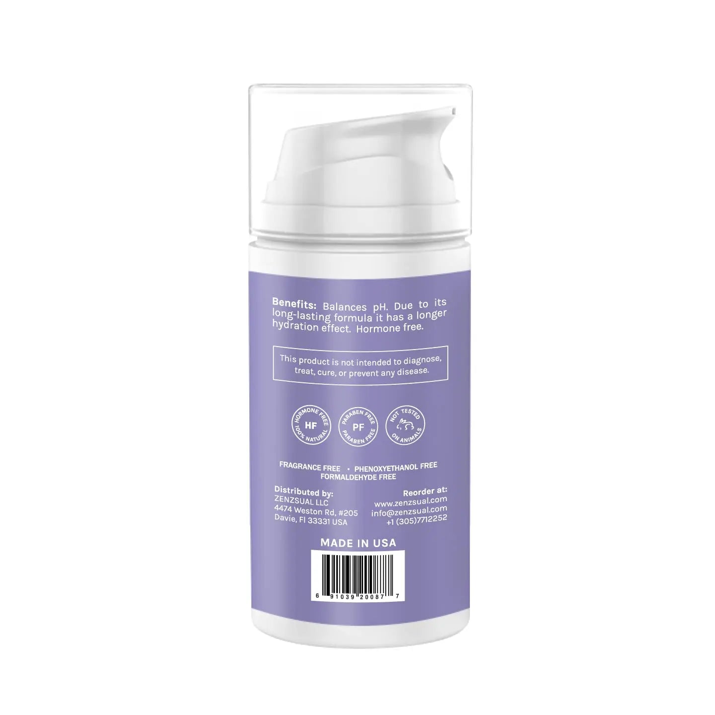 ZENZSUAL Vaginal Moisturizer Gel with Hyaluronic Acid, p-H Balanced, Water-Based for Women ZENZSUAL Au supplements