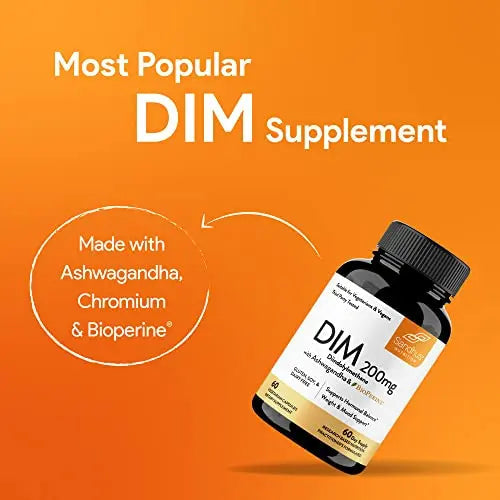 Sandhu's DIM Supplement 200 mg -60 Capsules - Diindolymethane with Ashwagandha Sandhu's Au supplements