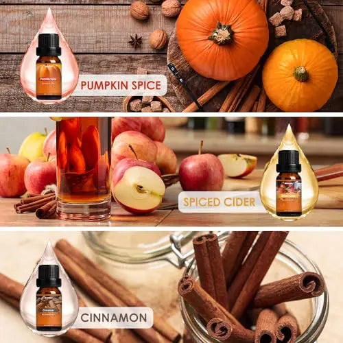 Autumn Fragrance Oil Set, Premium Fall Essential Oils for Diffuser and Candle Making -Cinnamon ARVIDSSON Au supplements