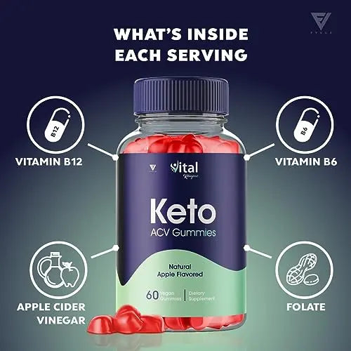 (3 Pack) Vital Ketogenic Keto ACV Gummies for Weight Loss, Vital Private Keto ACV Gummies Fyvus Au supplements