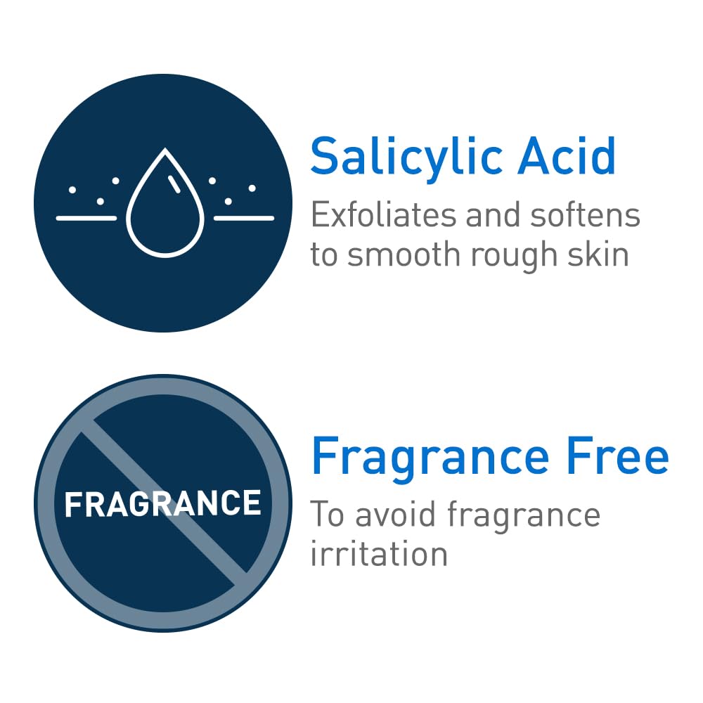CeraVe SA Lotion for Rough & Bumpy Skin, Vitamin D, Hyaluronic Acid, Lactic Acid & Salicylic Acid Lotion