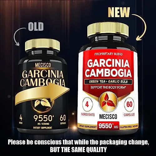 Garcinia Cambogia 9550mg - 4 Month Supply - Supplement for Men and Women - A Natural Mecisco Au supplements