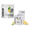 Skratch Labs Unsweetened Hydration Sport Drink Mix | Sugar Free | Electrolytes Booster | Lemon + Lime Bundle | Non-GMO, Vegan, Kosher, Keto, Paleo