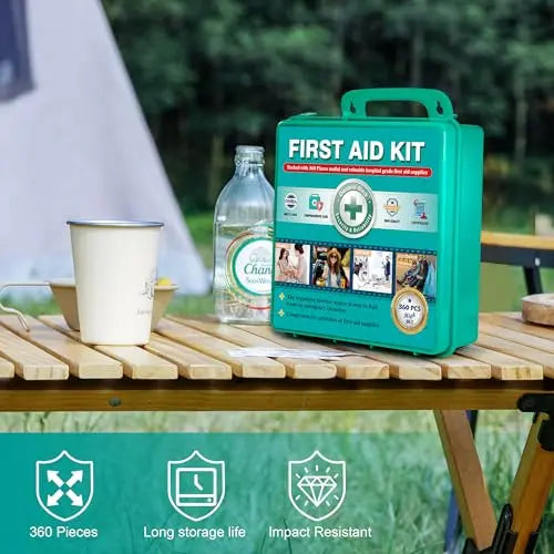 General Medi 360 Pieces Hardcase First Aid Kit - Comprehensive Large First Aid Box General Medi Au supplements