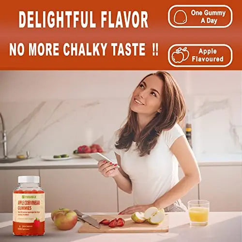NOVALZ Apple Cider Vinegar Gummies for Weight Control, Detox, & Cleanse, 500mcg ACV NOVALZ Au supplements