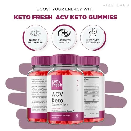 (3 Pack) Keto Fresh ACV Gummies, Keto Fresh ACV Gummies for Advanced Weight Loss rize labs Au supplements