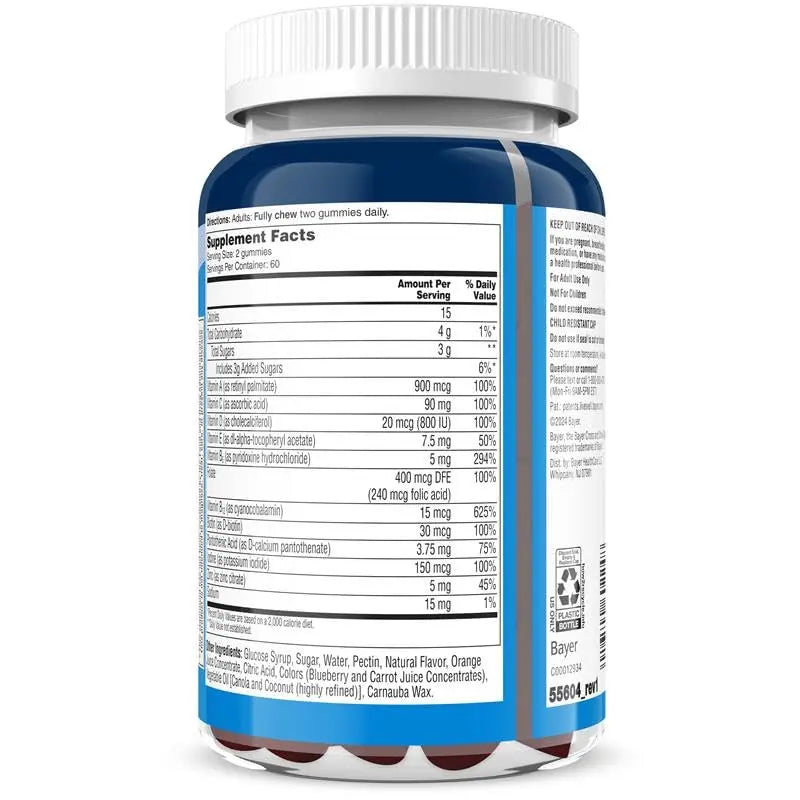 One A Day Men’s Daily Essentials Multivitamin Gummies, Multivitamin for Men, Bone Health, Zinc, Raspberry Natural Flavor, 120 Gummies ONE A DAY Au supplements