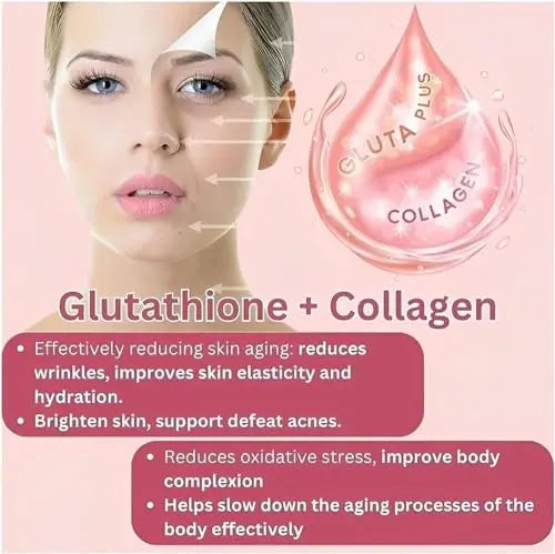 Glutathione Collagen Gummies,Glutathione Collagen Glow Gummies for Dark Spot,60 Pieces Pelinuar Au supplements