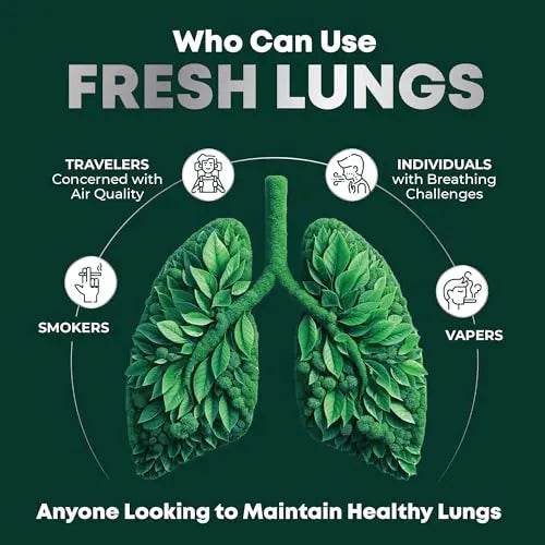 VitalWise Fresh Lungs Lung Detox and Cleanse Supplement with Mullein Leaf Extract VitalWise Au supplements