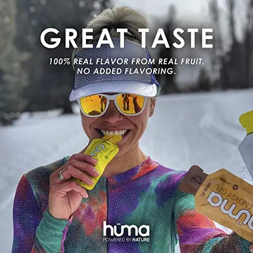 Huma Chia Energy Gel, Apples & Cinnamon, 12 Gels - Premier Sports Nutriti HÜMA CHIA ENERGY GEL Au supplements