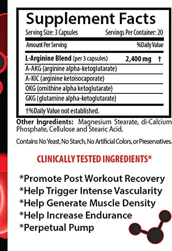 Muscle Pump pre Workout - Nitric Oxide 2400mg Muscle Pump, Extreme Strength Health Solution Prime Au supplements