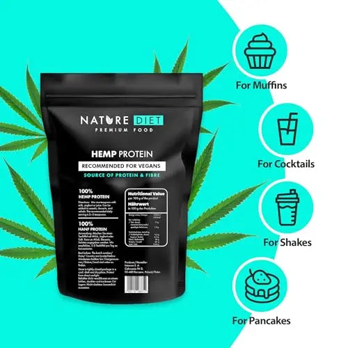 Nature Diet - Hemp Protein 1000g , Vegan , Protein Powder , Plant-Based Nature Diet Au supplements