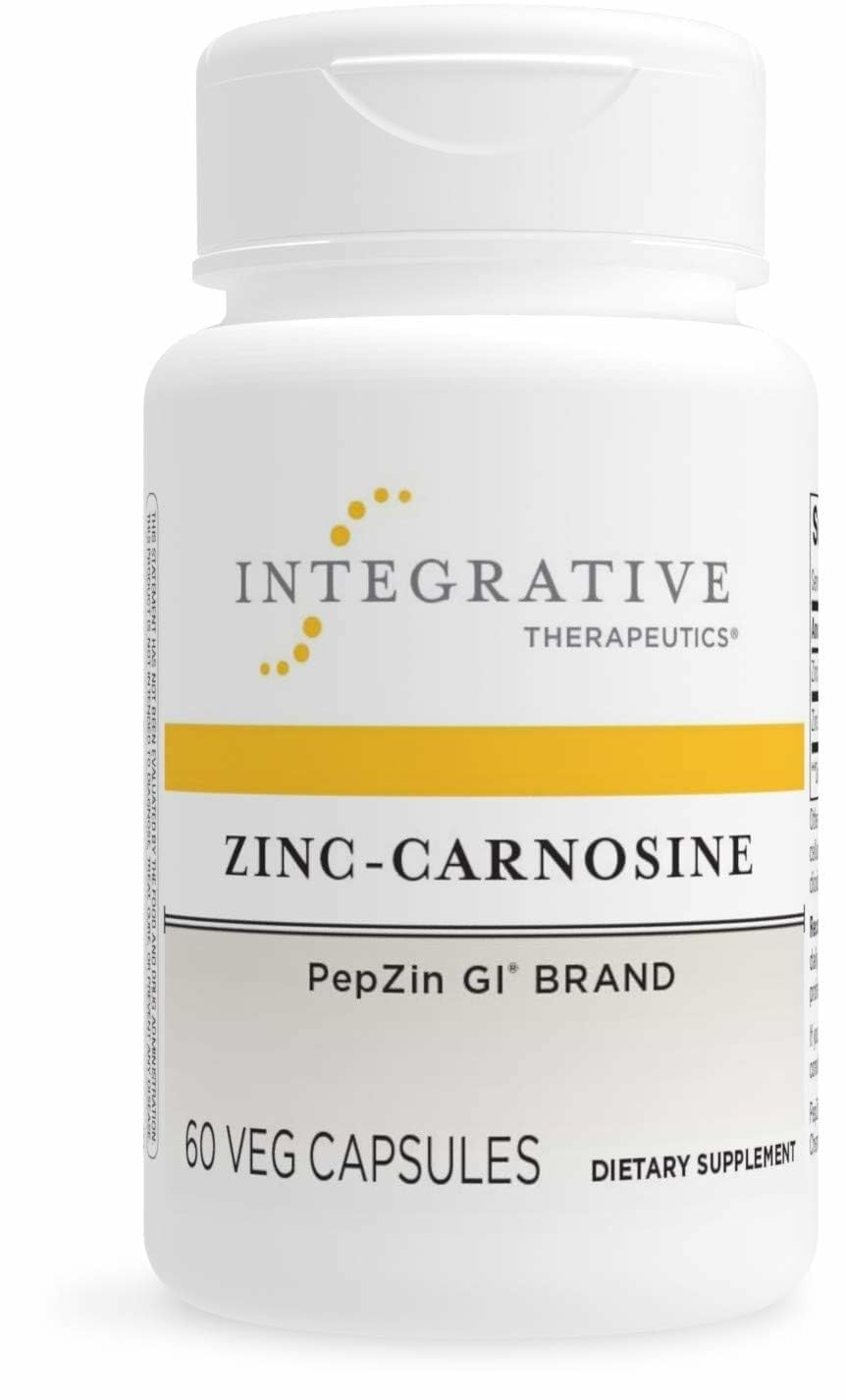 Integrative Therapeutics Zinc-Carnosine - Digestive & Gut Health Support* - GI Tract Support* - Supports Immune Health* - Easy-to-Swallow