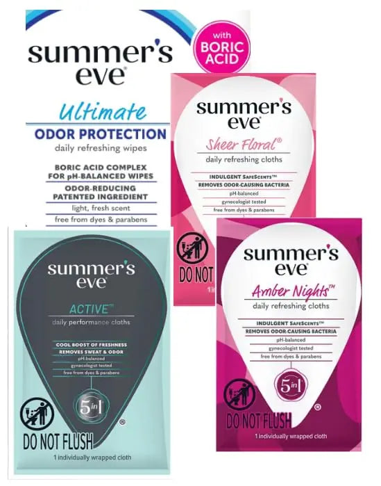 Women's intimate cleaning, feminine wash wipes + King Combo QR code KING COMBOS Au supplements